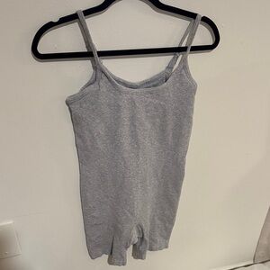 ALO - Gray Sleeveless Romper